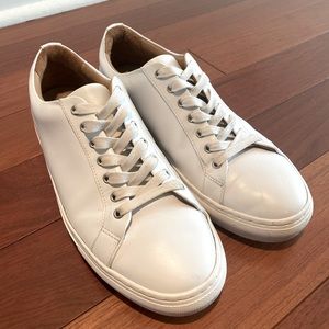 White Leather Sneaker - Thursday Boots